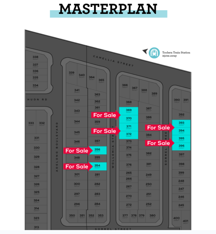 Robinsons Rise Estate - Cobblebank Release Map