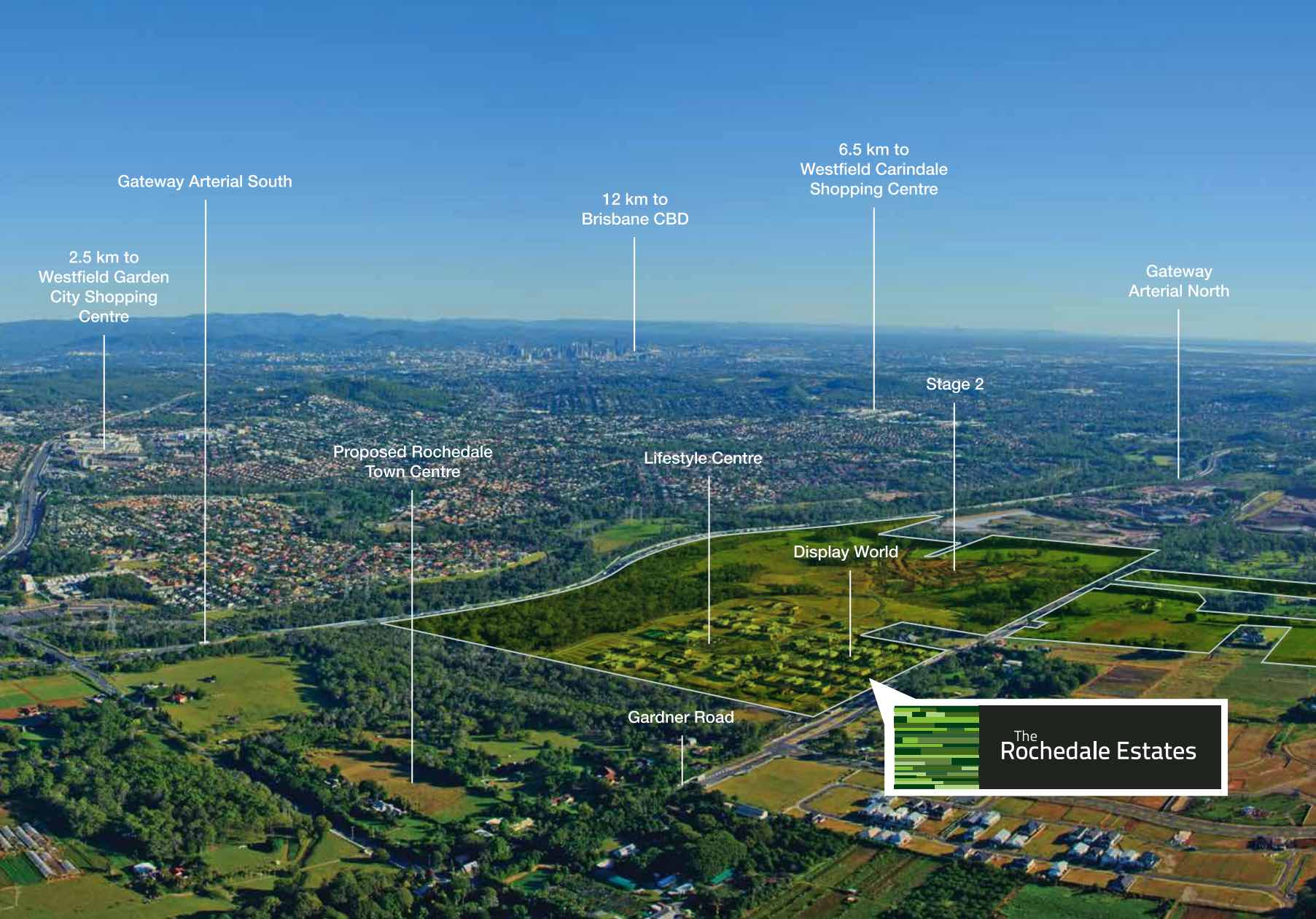Rochedale Estate - Rochedale Aerial