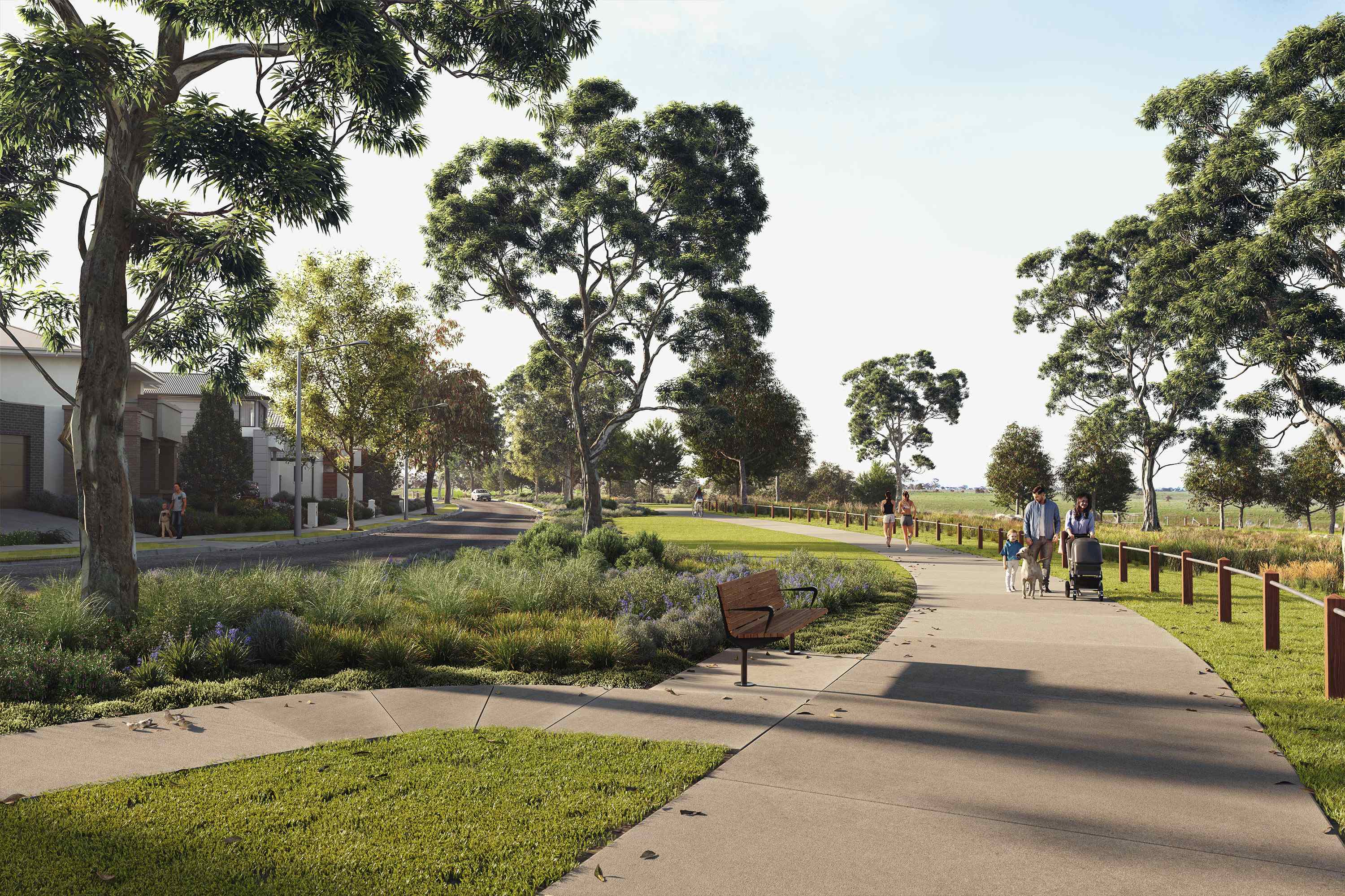 Rockcliffe Estate - Sunbury Render