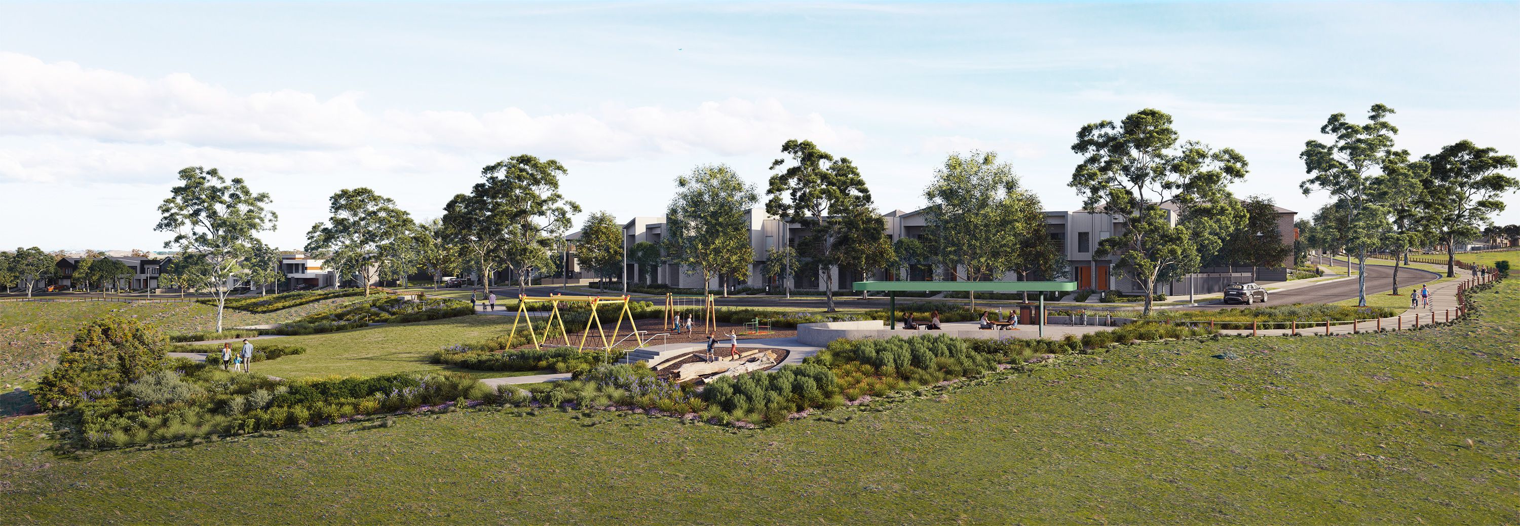 Rockcliffe Estate - Sunbury Render