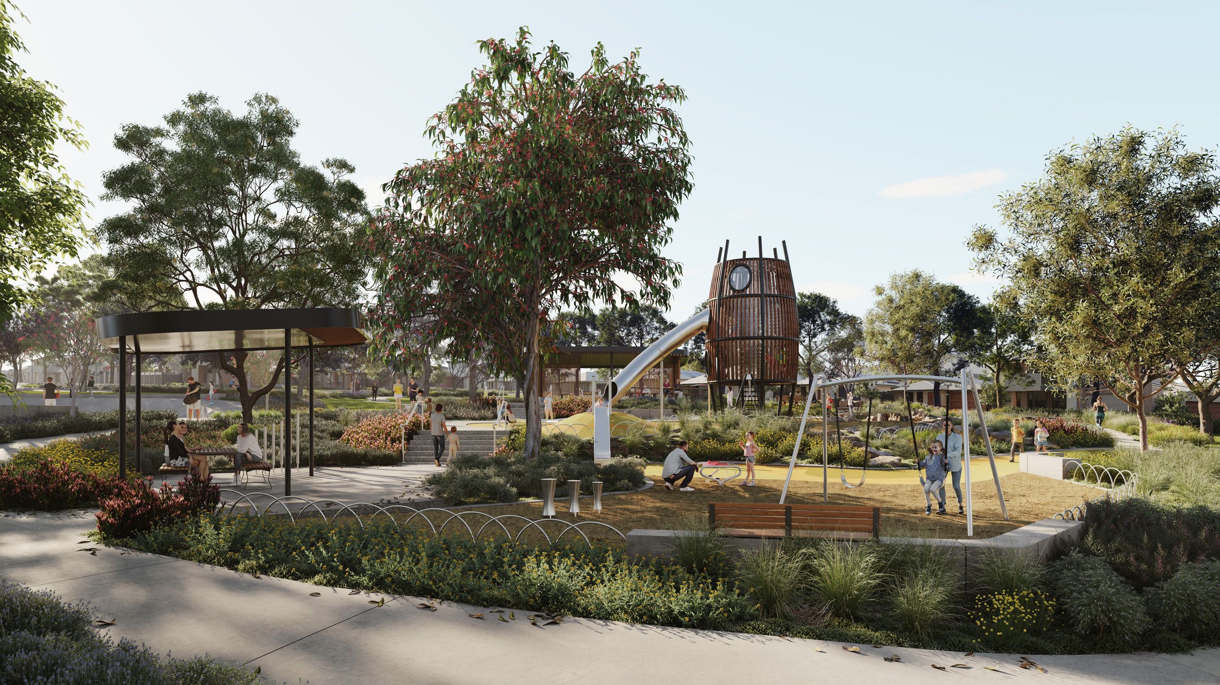 Rockcliffe Estate - Sunbury Render