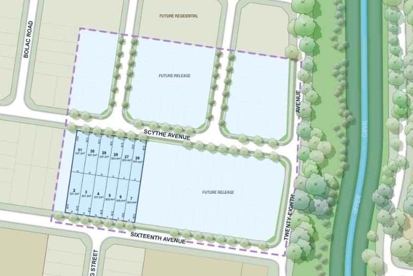 Rohan's Run Estate - Austral stage plan