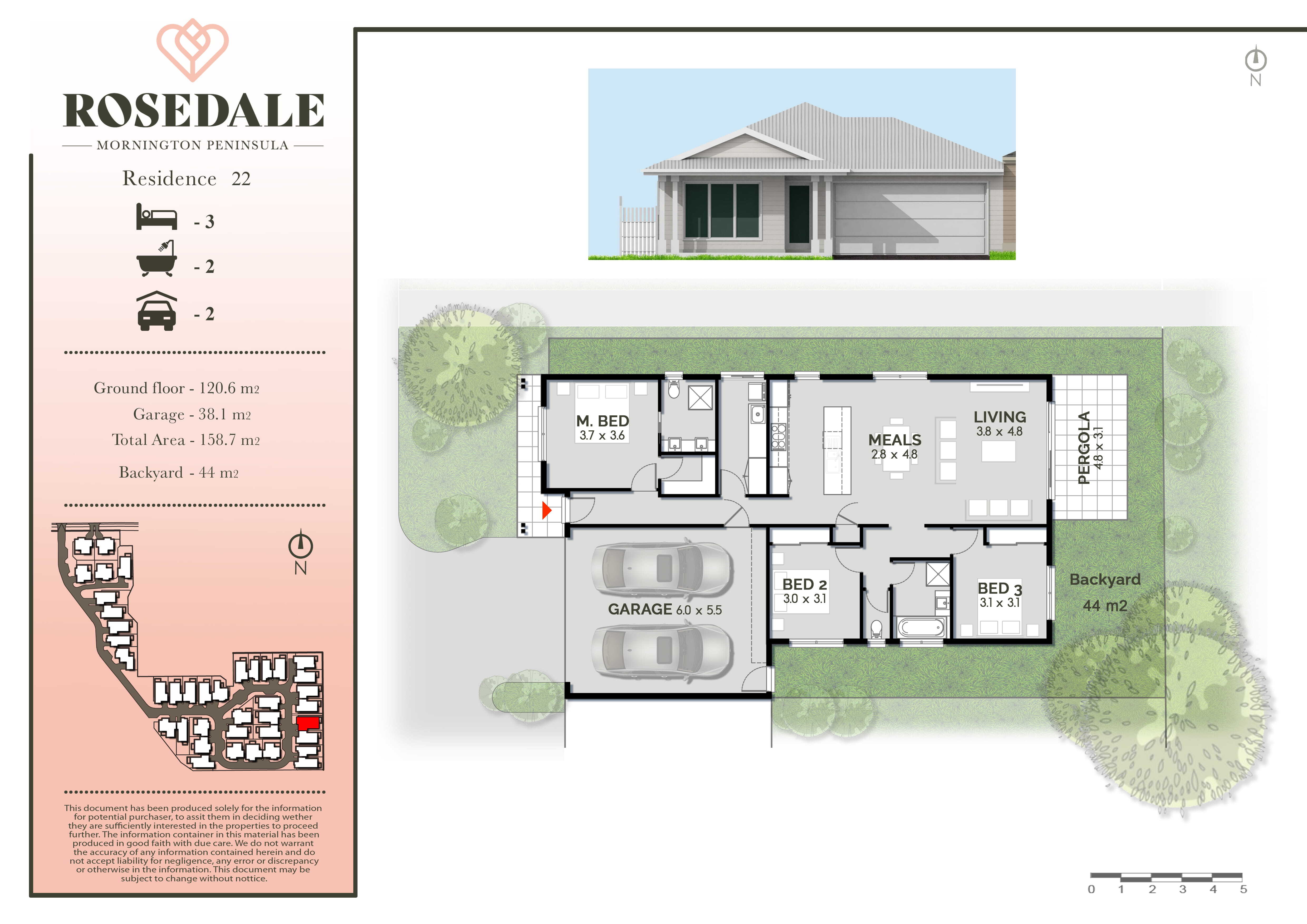 Rosedale Estate - Rosebud Floorplan