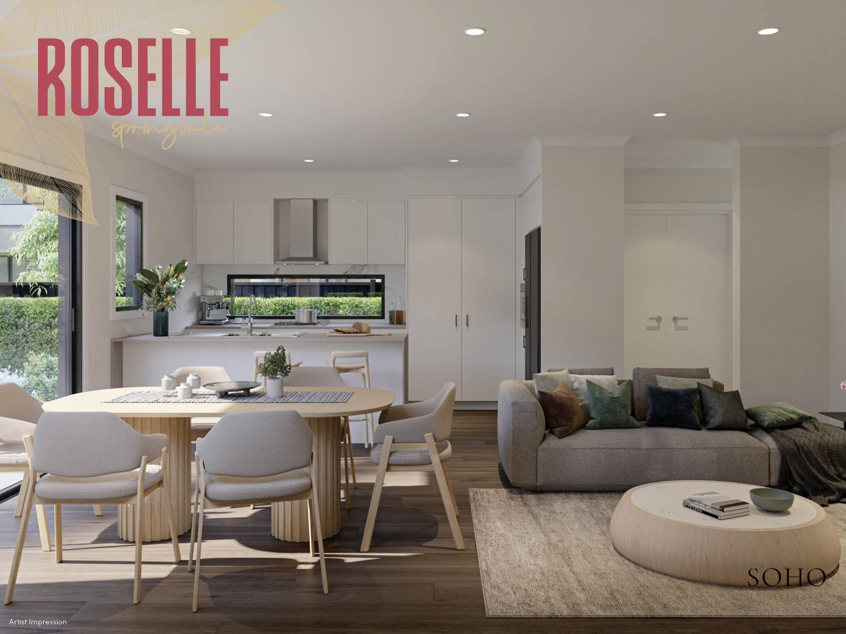 Roselle Townhomes - Springvale South Living