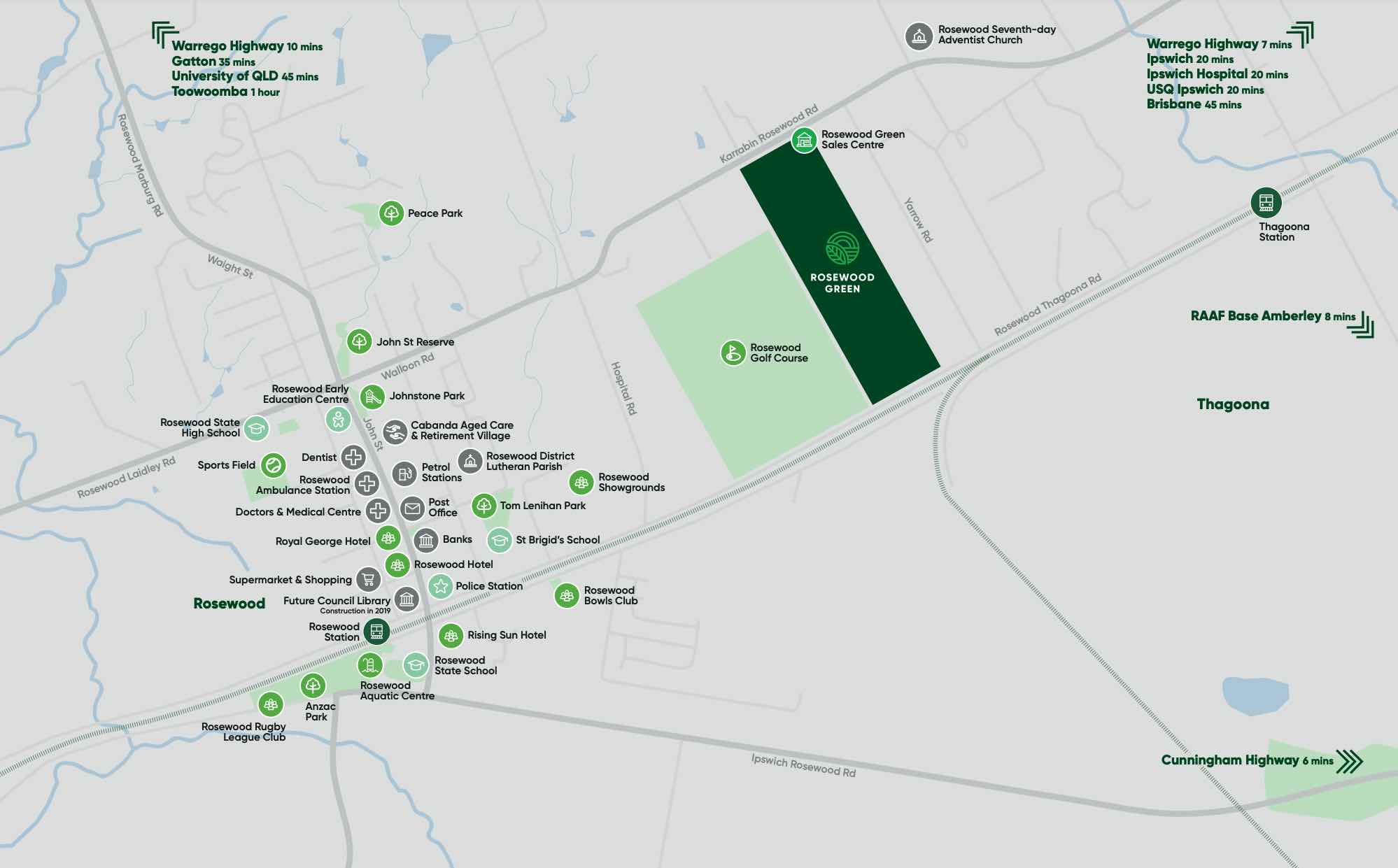 Rosewood Green Estate - Rosewood Location m Location Map