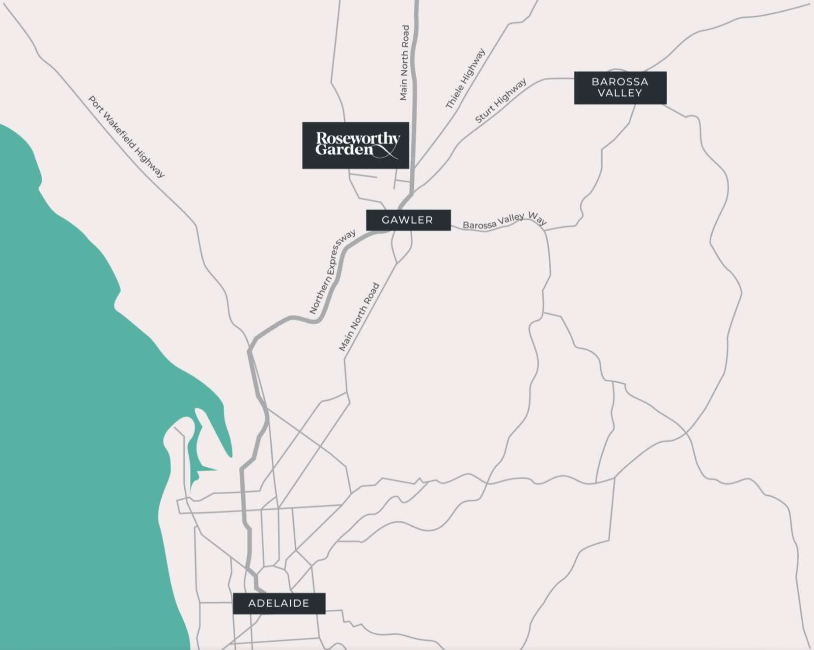 Roseworthy Garden Estate - Roseworthy Location m Location Map