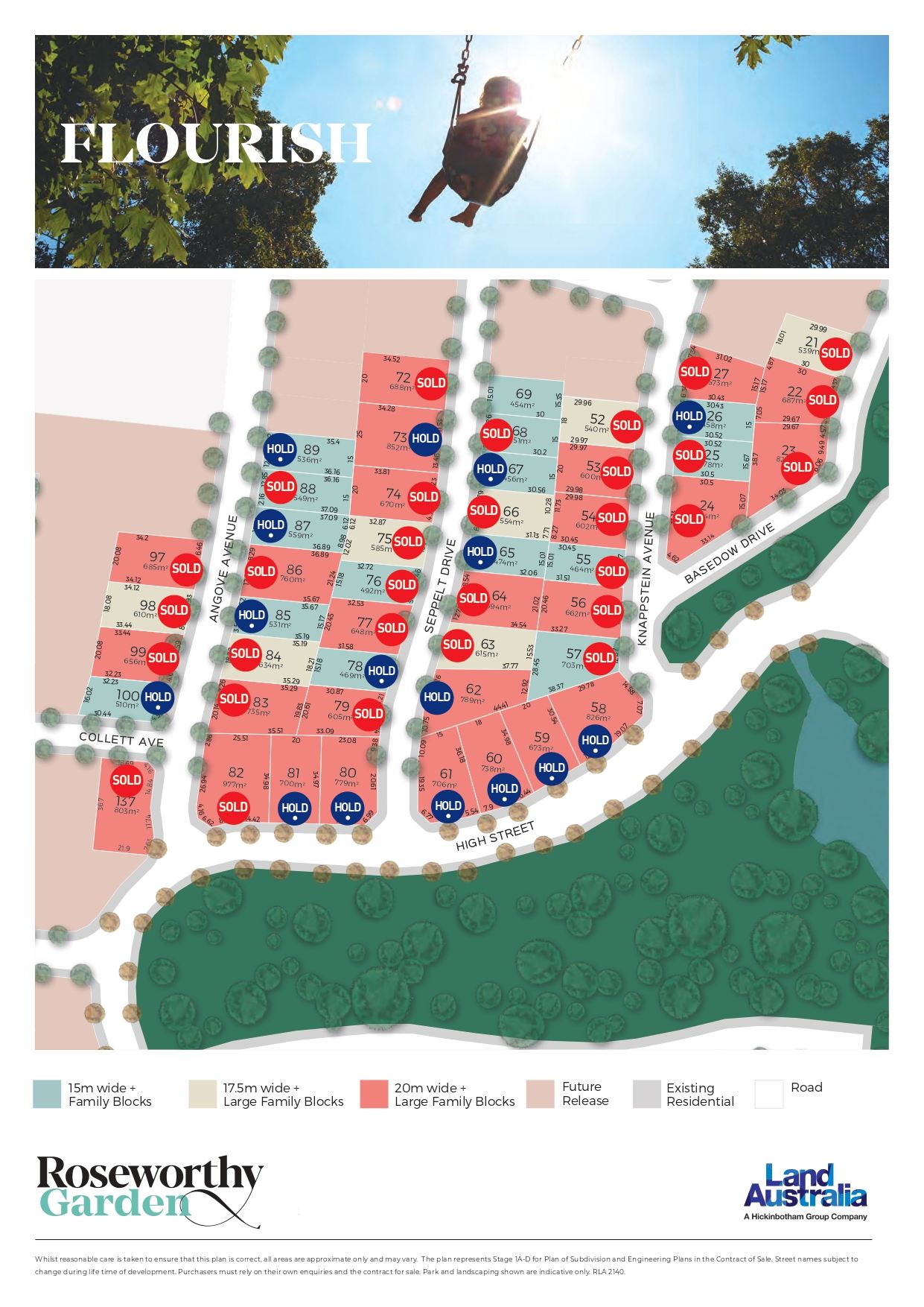 Roseworthy Garden Flourish Estate - Roseworthy Sales Plan