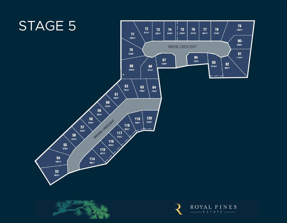 Royal Pines Estate - Gympie Release Map