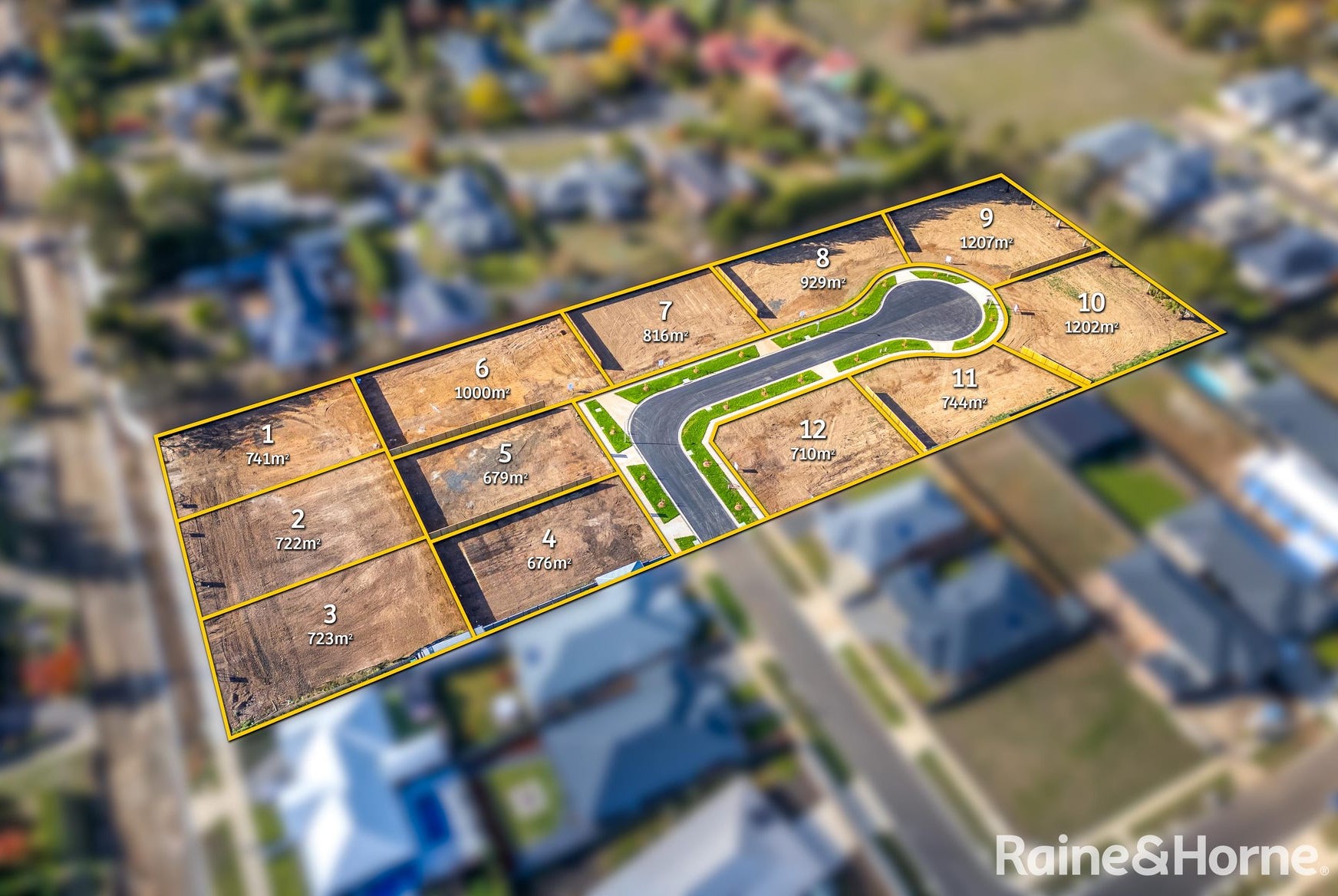 Rubina Court - Gisborne Aerial
