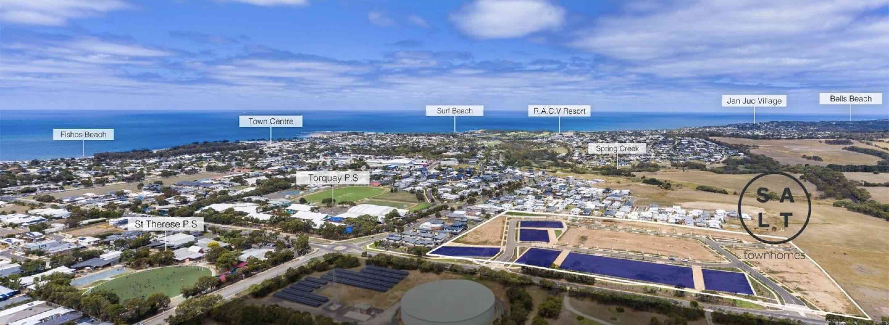 Salt Estate - Torquay Aerial
