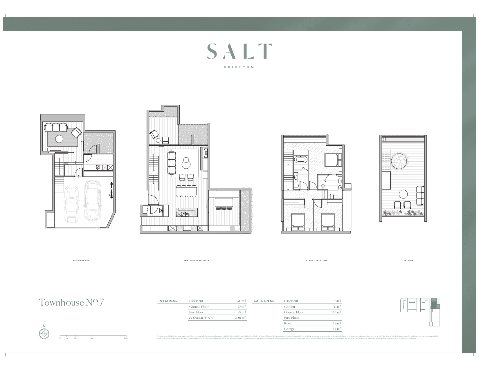 Salt Townhouses - Brighton Floorplan