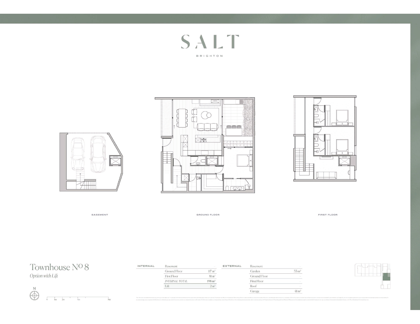 Salt Townhouses - Brighton Floorplan