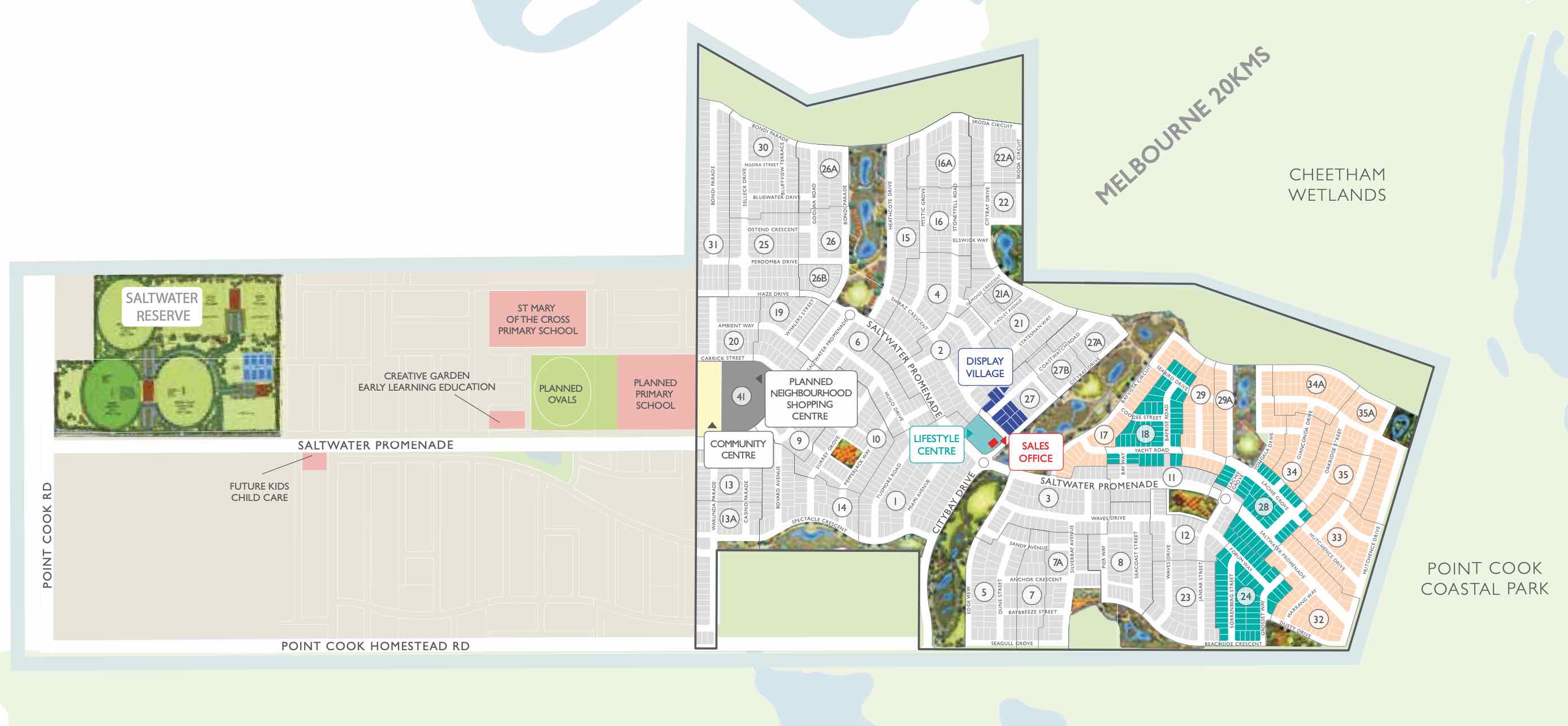 Saltwater Coast Point Cook Masterplan