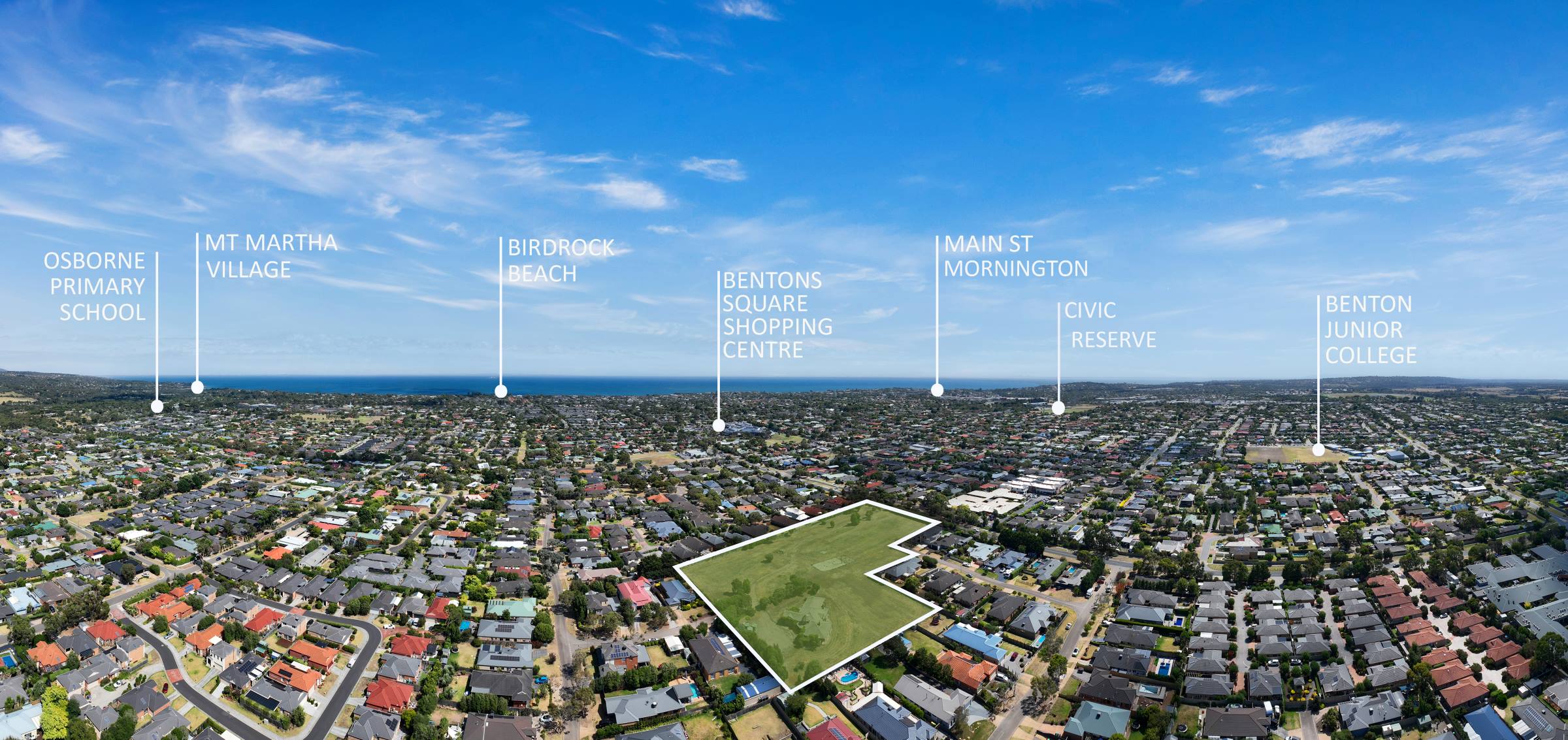 Saltwater Estate - Mount Marth Aerial