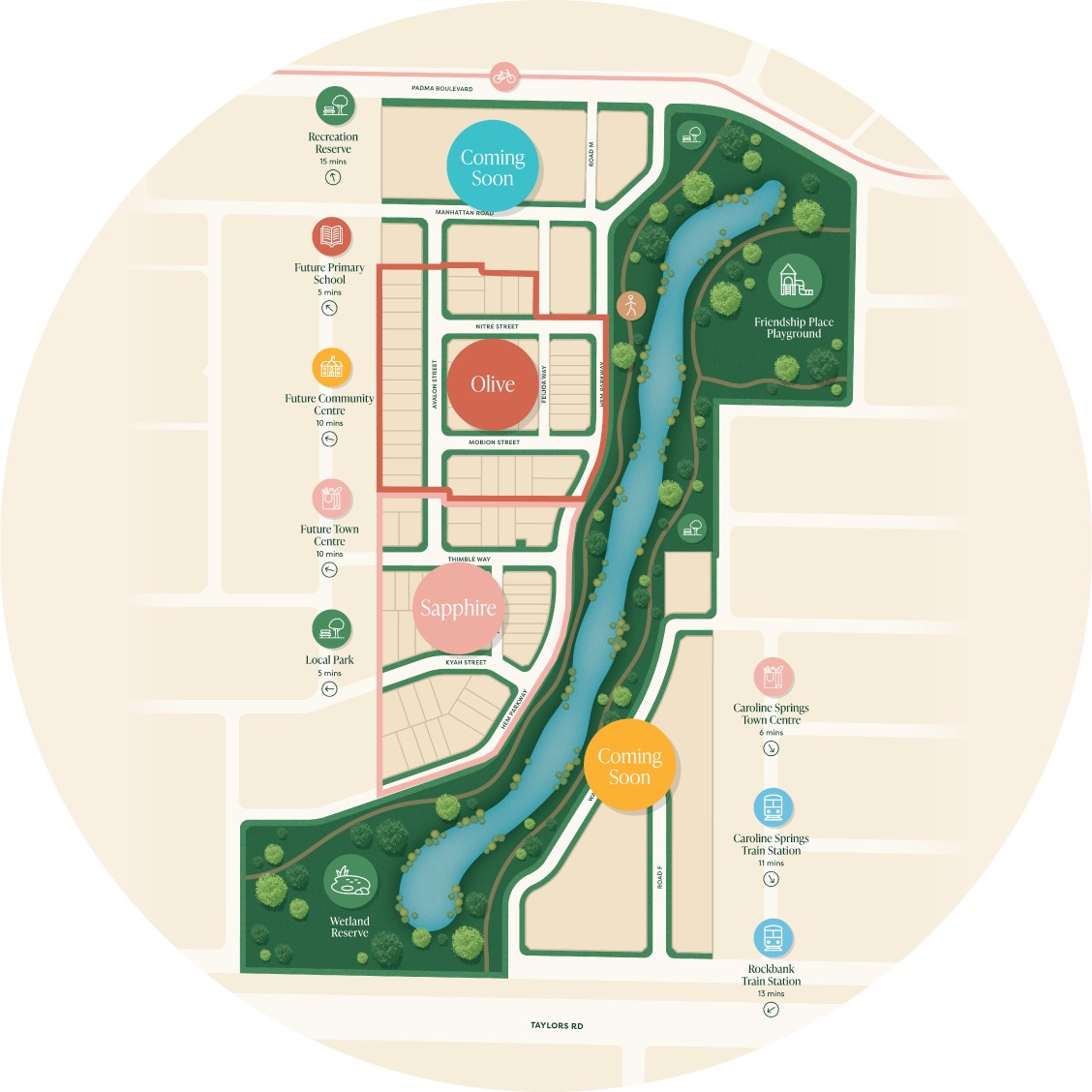 Samara Estate - Fraser Ri Masterplan