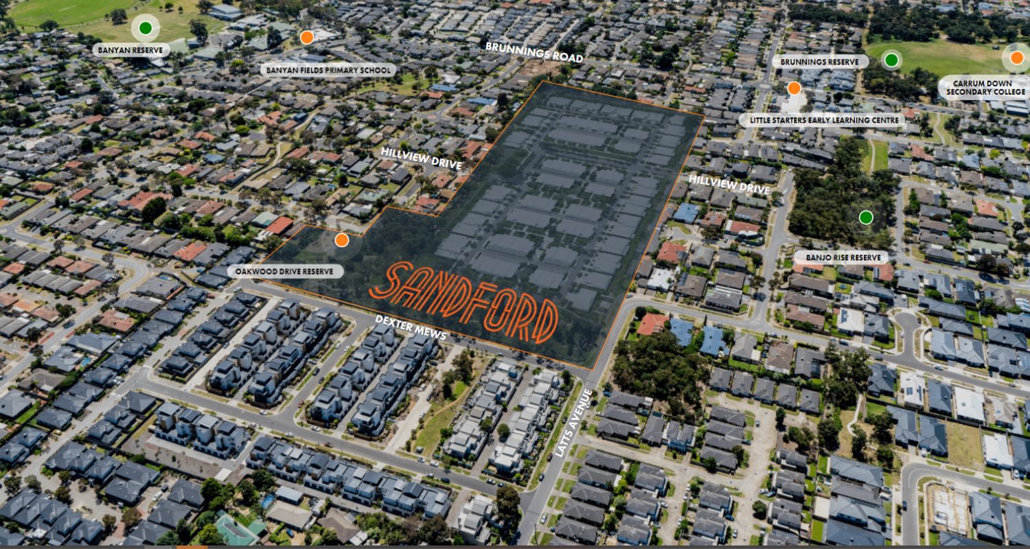 Sandford Estate - Carrum Downs Aerial