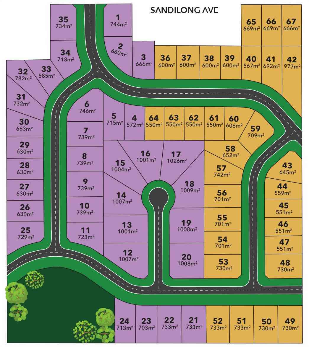 Sandilong Ridge Estate - Irymple Masterplan