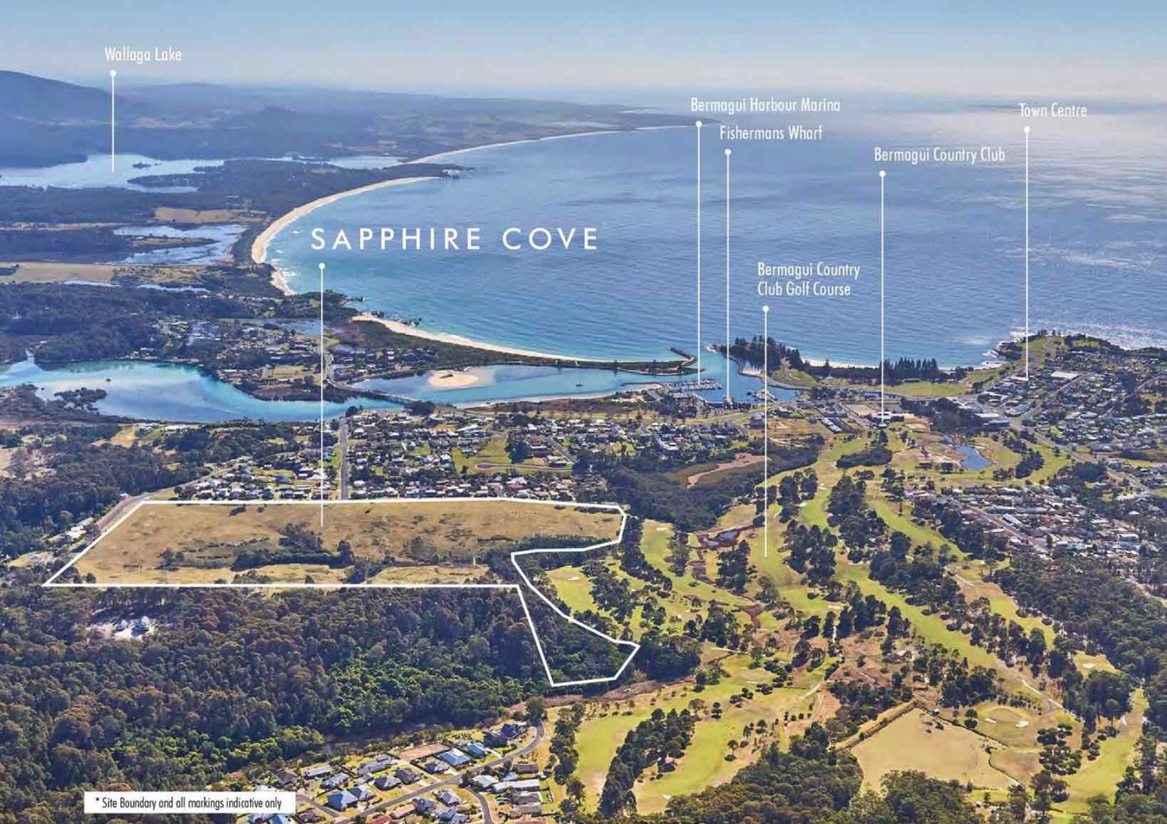 Sapphire Cove Estate - Bermagui Aerial