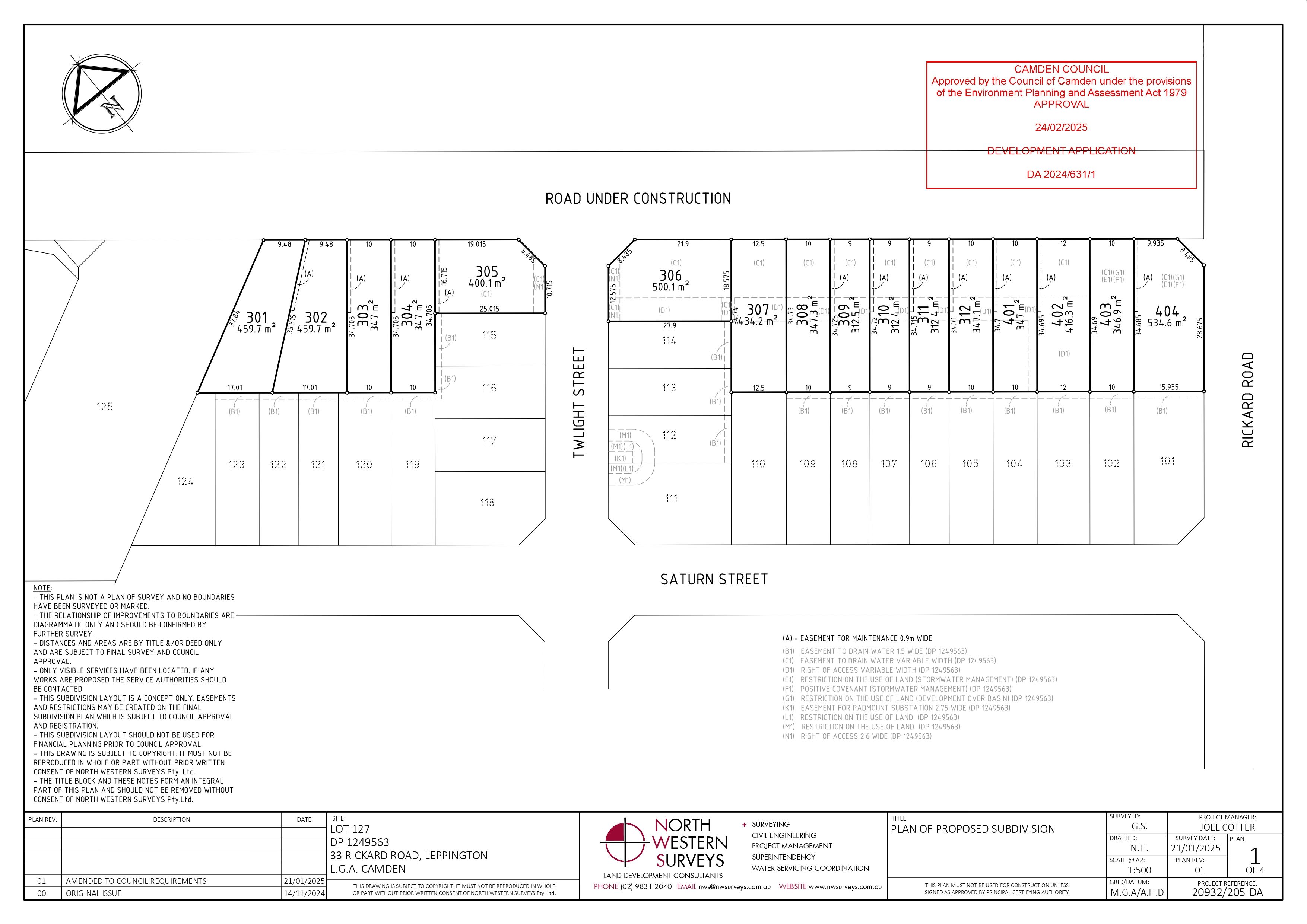 Saturn Street Estate - Leppington Masterplan