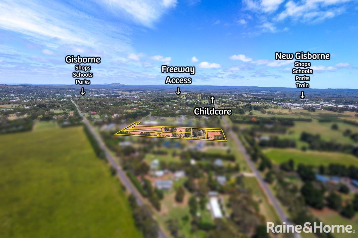 Saunders Rise Estate - New Gisborne Aerial