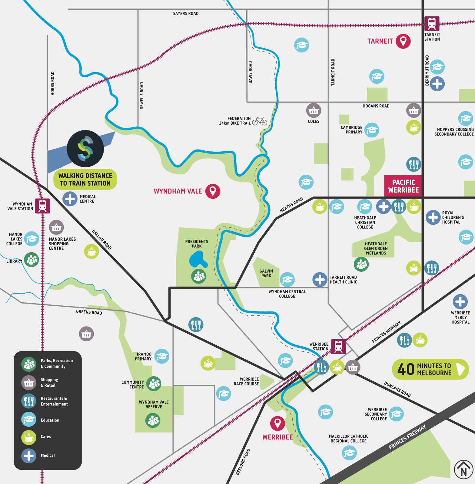Savana Wyndham Vale Location map