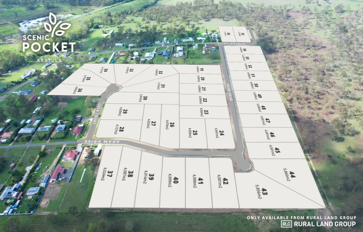 Scenic Pocket Estate - Aratu Aerial