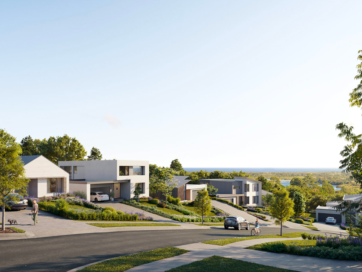 Sceniq Estate - Bilambil Heigh Streetscape