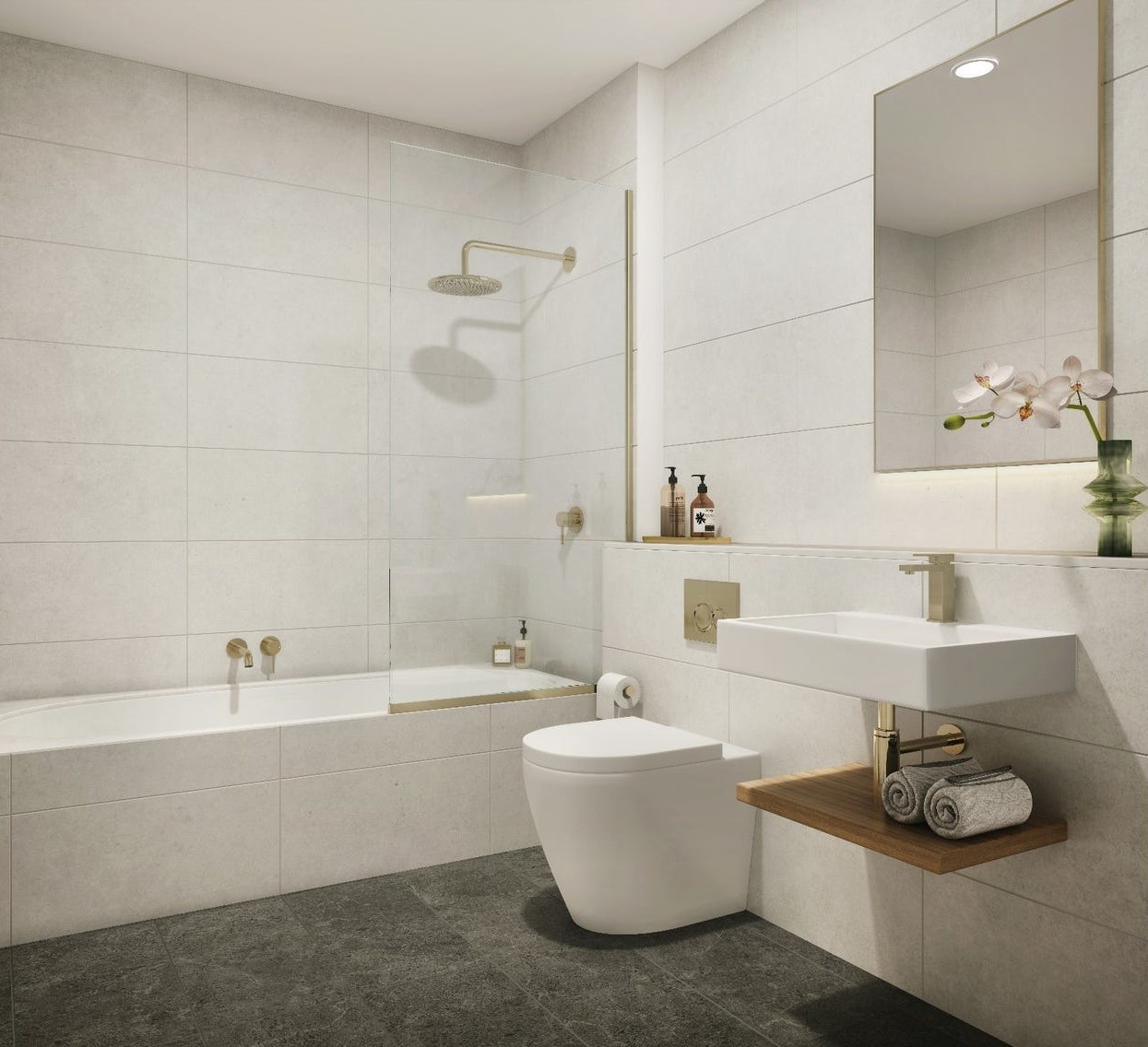Sea Breeze Townhomes - The Entrance Bathroom