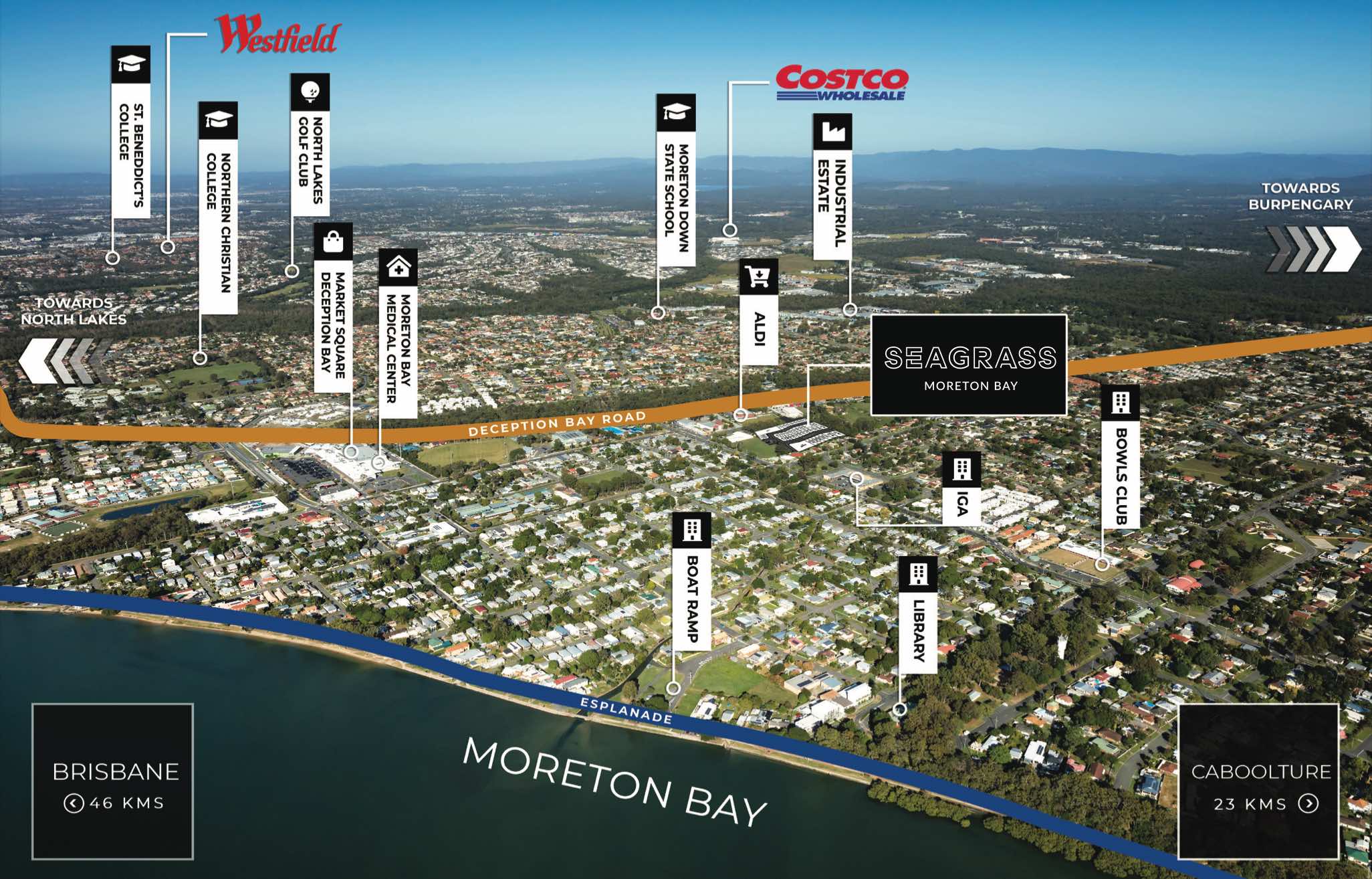 Seagrass Estate - Deception Bay Aerial