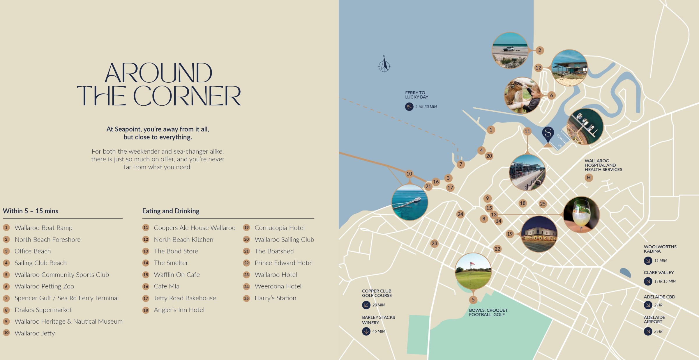 Seapoint Estate - Wallaroo Location Map