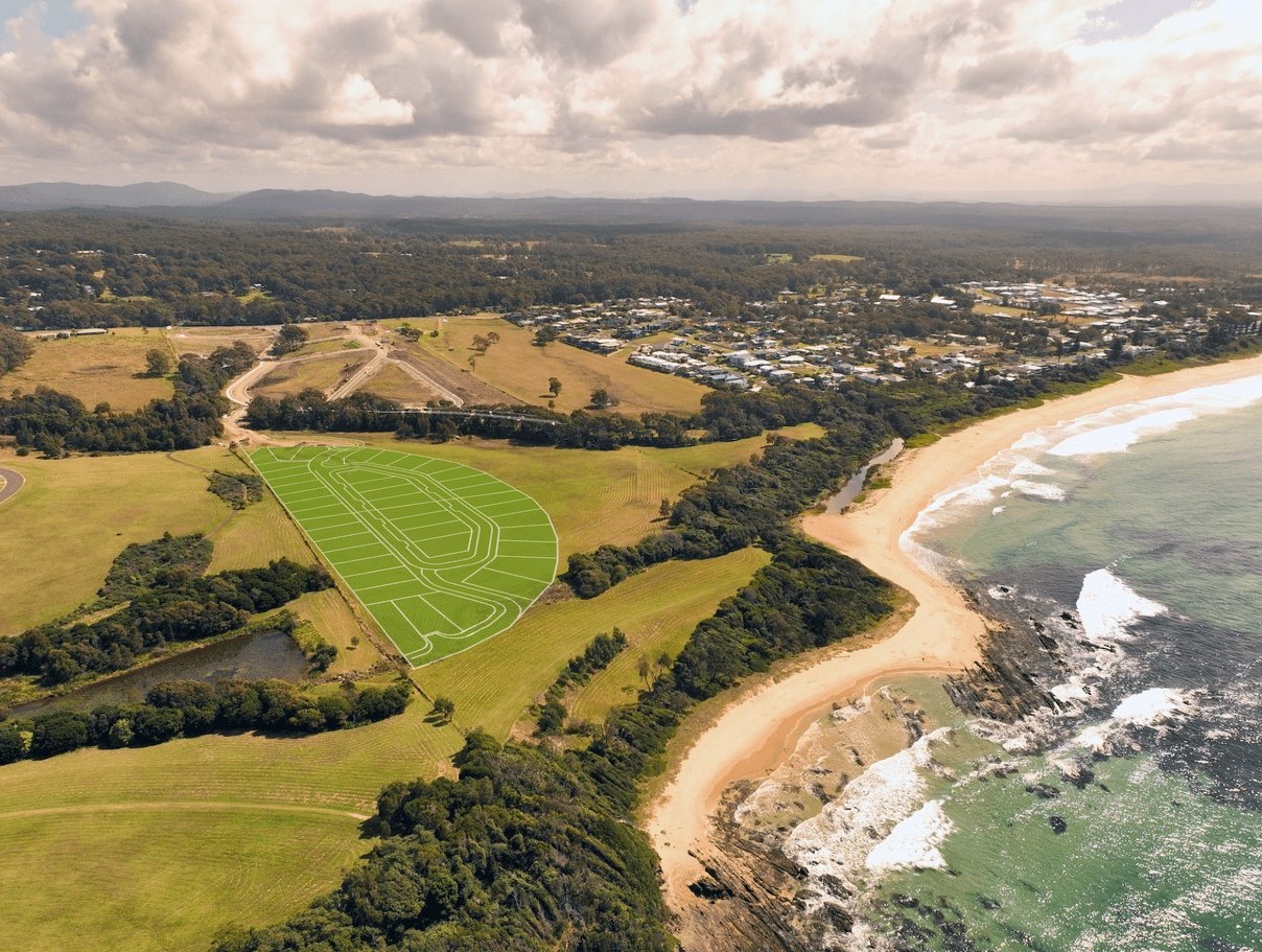 Seaview Estate - Diamond Beach Aerial