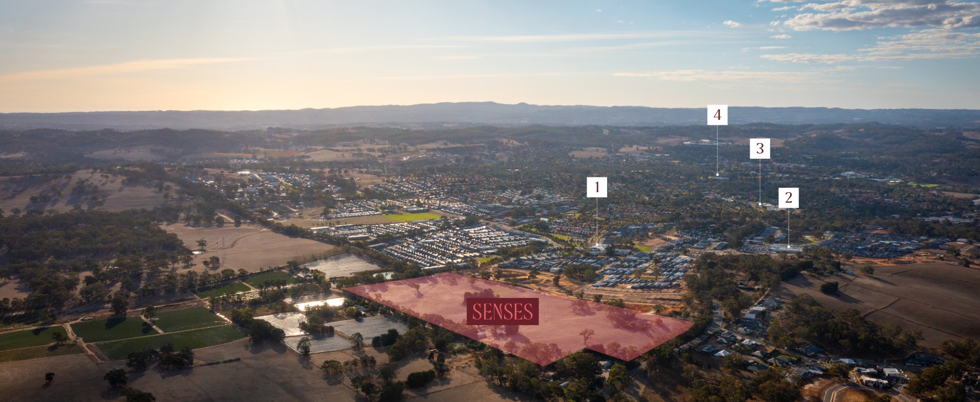 Senses Estate - Mount Barker Aerial