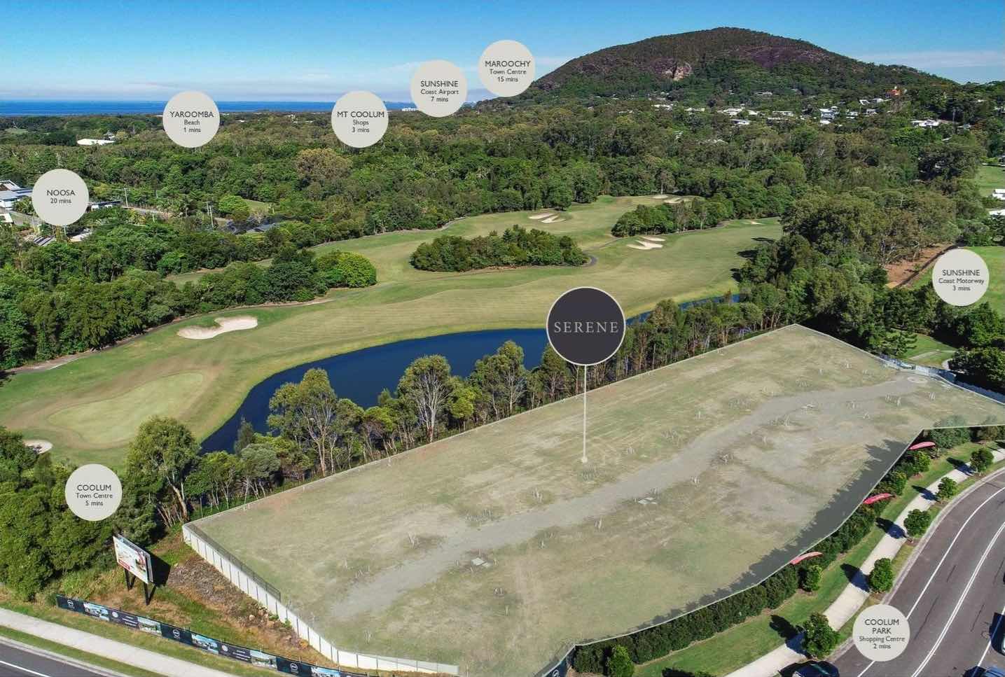 Serene Estate - Yaroomba Aerial