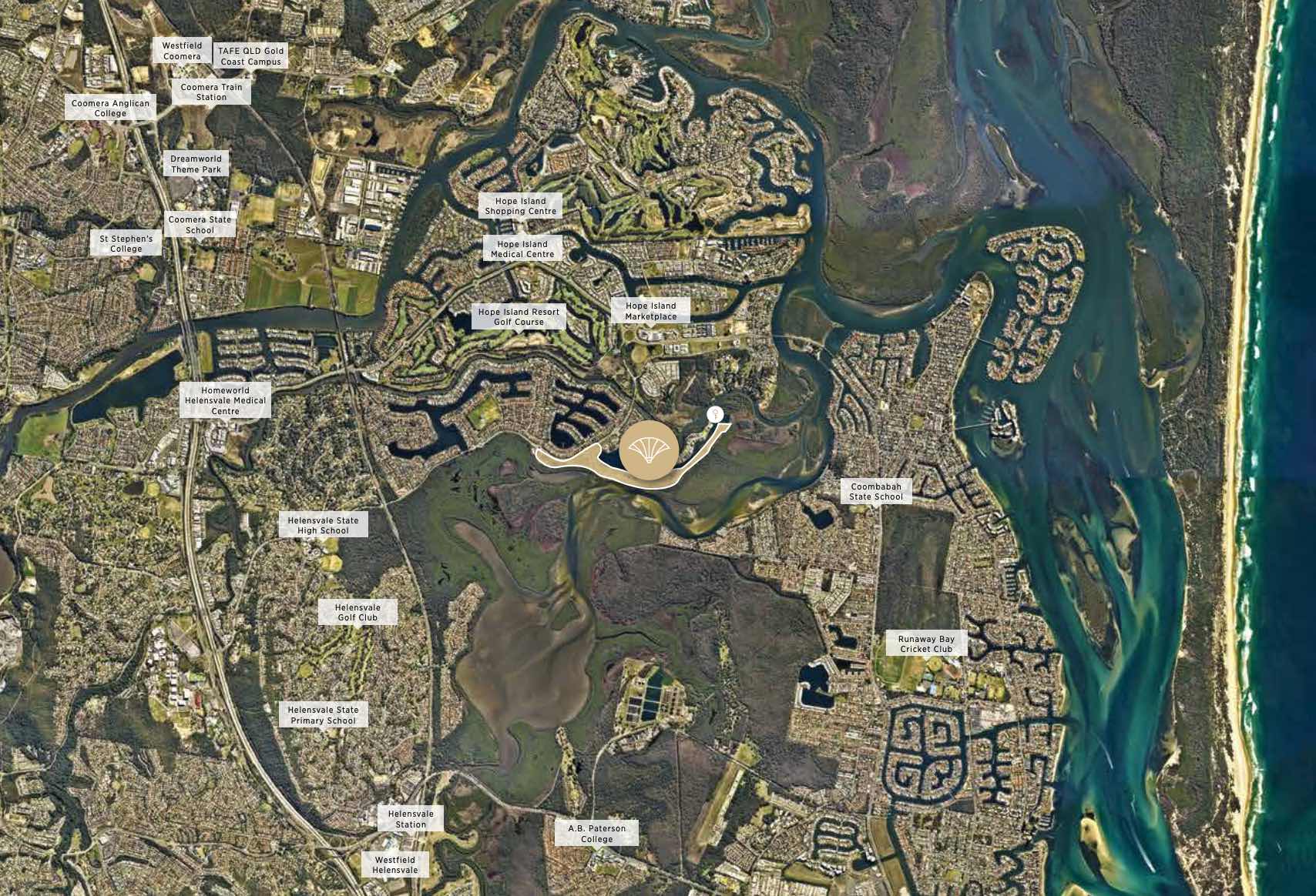 Serenity 4212 Estate - Helensvale Location m Location Map