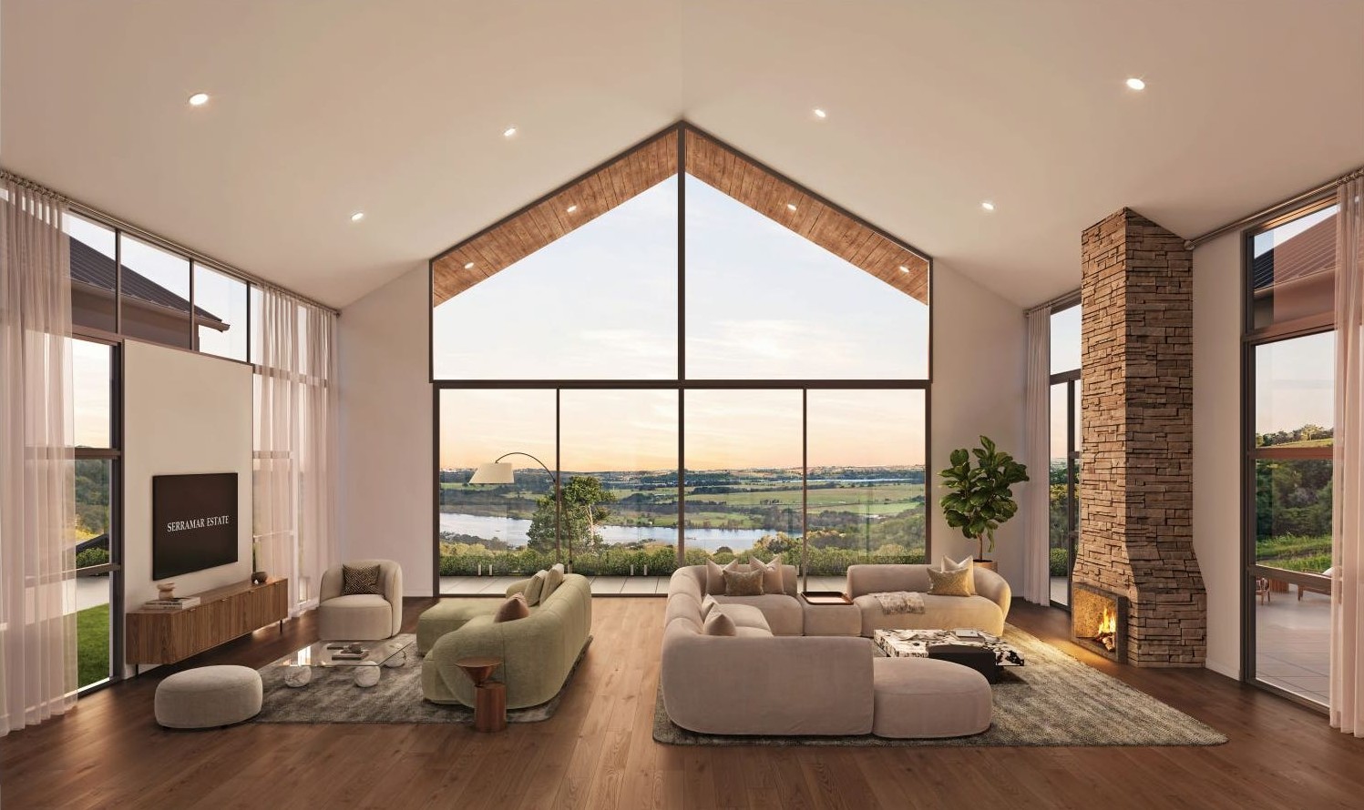 Serramar Estate - Terranora Render