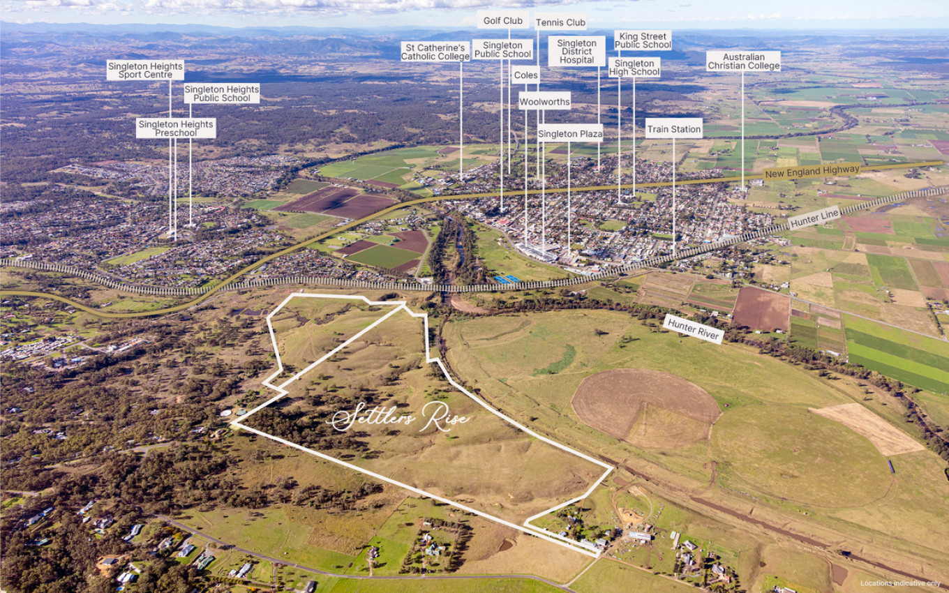 Settlers Rise - Gowrie Aerial