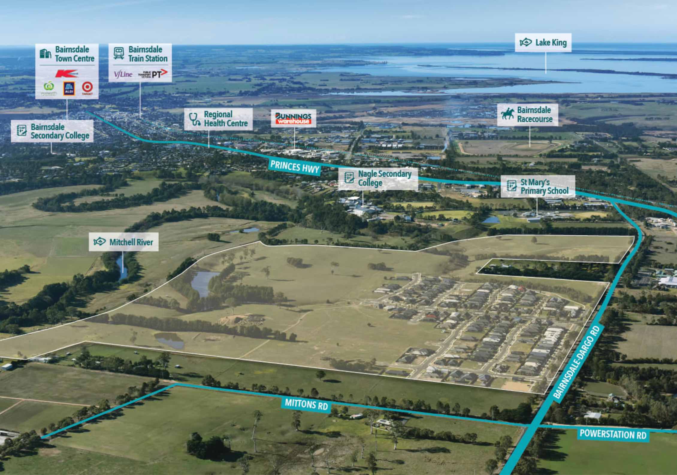 Shannon Waters Bairnsdale Aerial