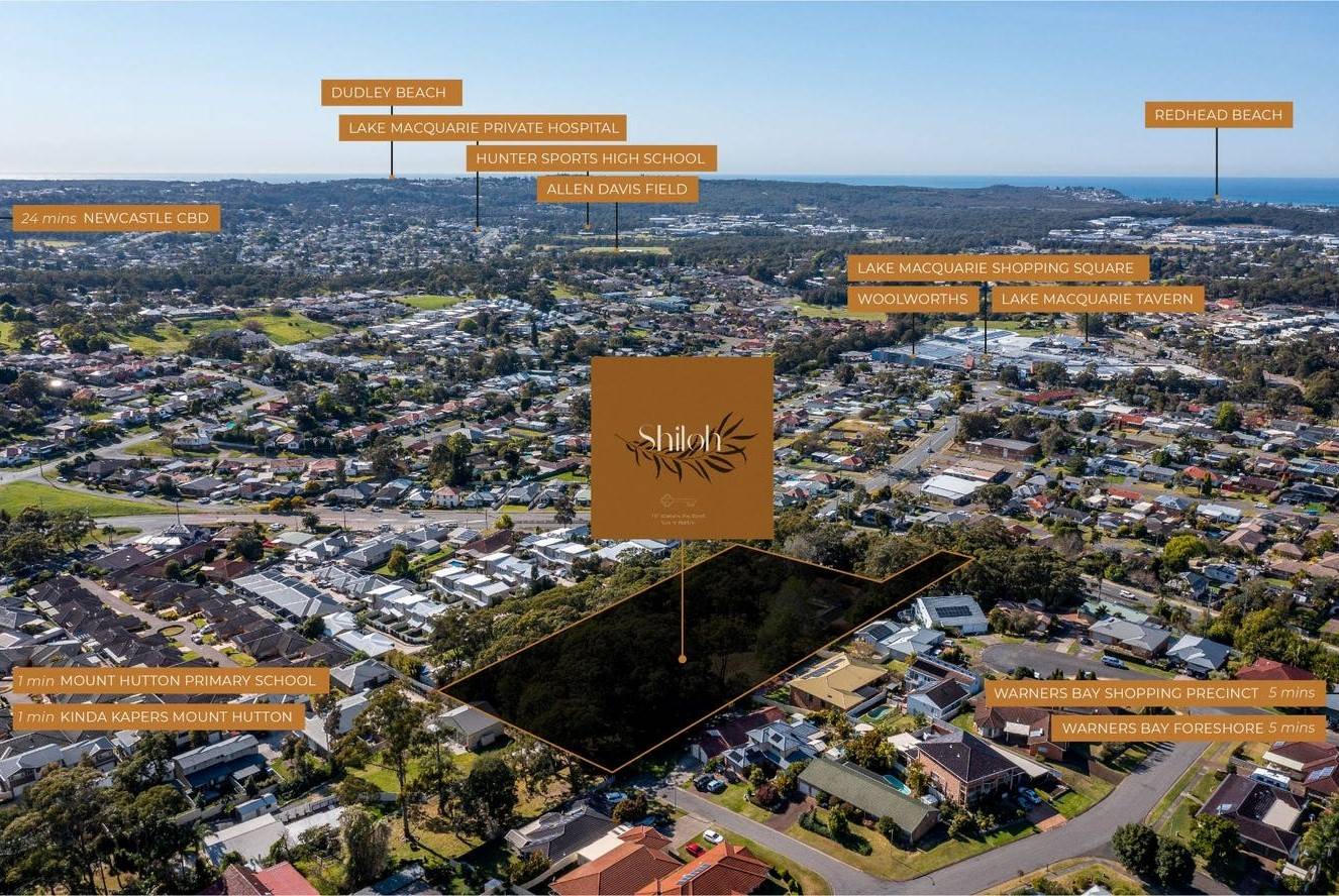 Shiloh Townhomes - Mount Hutton Aerial