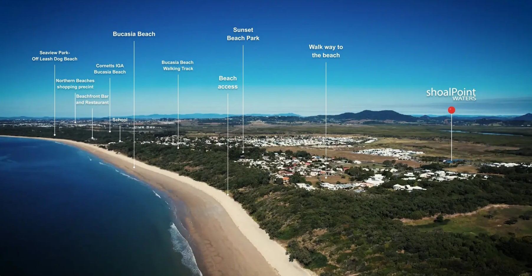 Shoal Point Waters Estate - Shoal Point Aerial