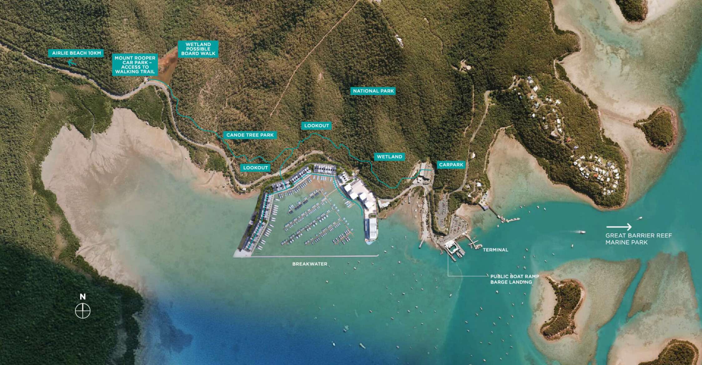 Shute Harbour Marina Resort - Shute Harbour Location map