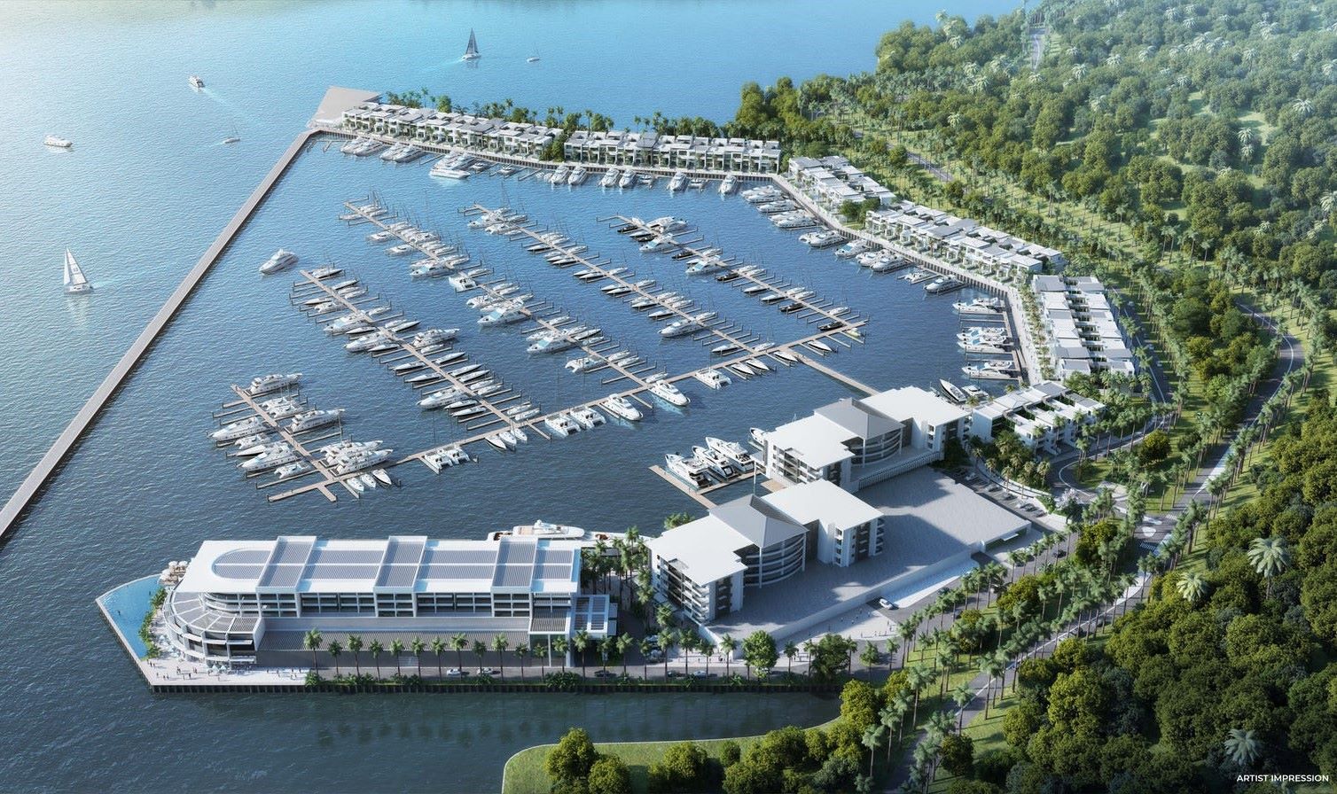 Shute Harbour Marina Resort - Shute Harbour Aerial