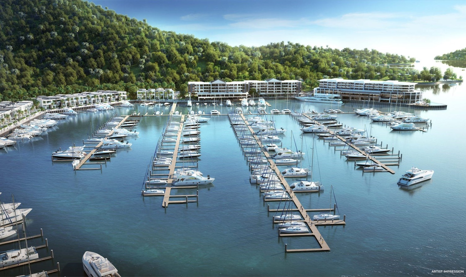 Shute Harbour Marina Resort - Shute Harbour Aerial