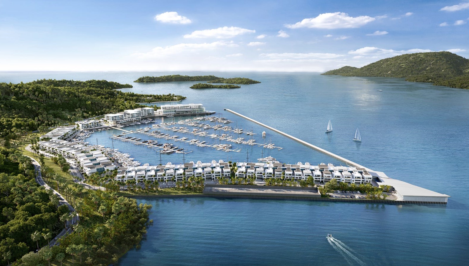 Shute Harbour Marina Resort - Shute Harbour Aerial