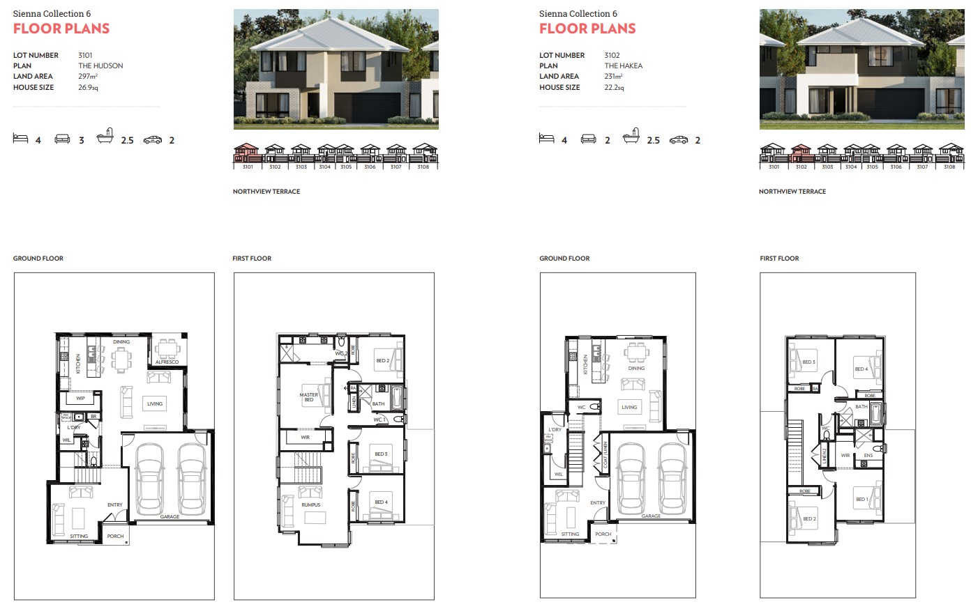 Sienna Collection 6 at Eliston EQ - Clyde