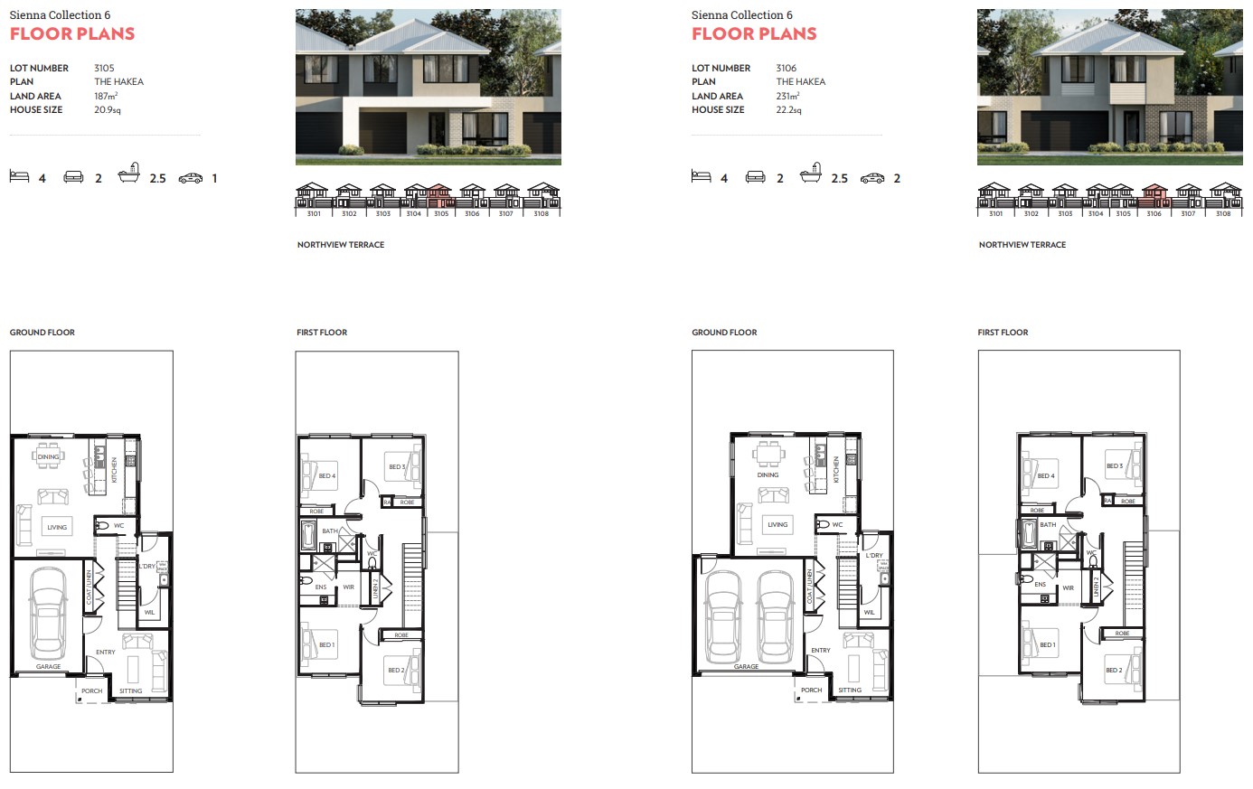 Sienna Collection 6 at Eliston EQ - Clyde