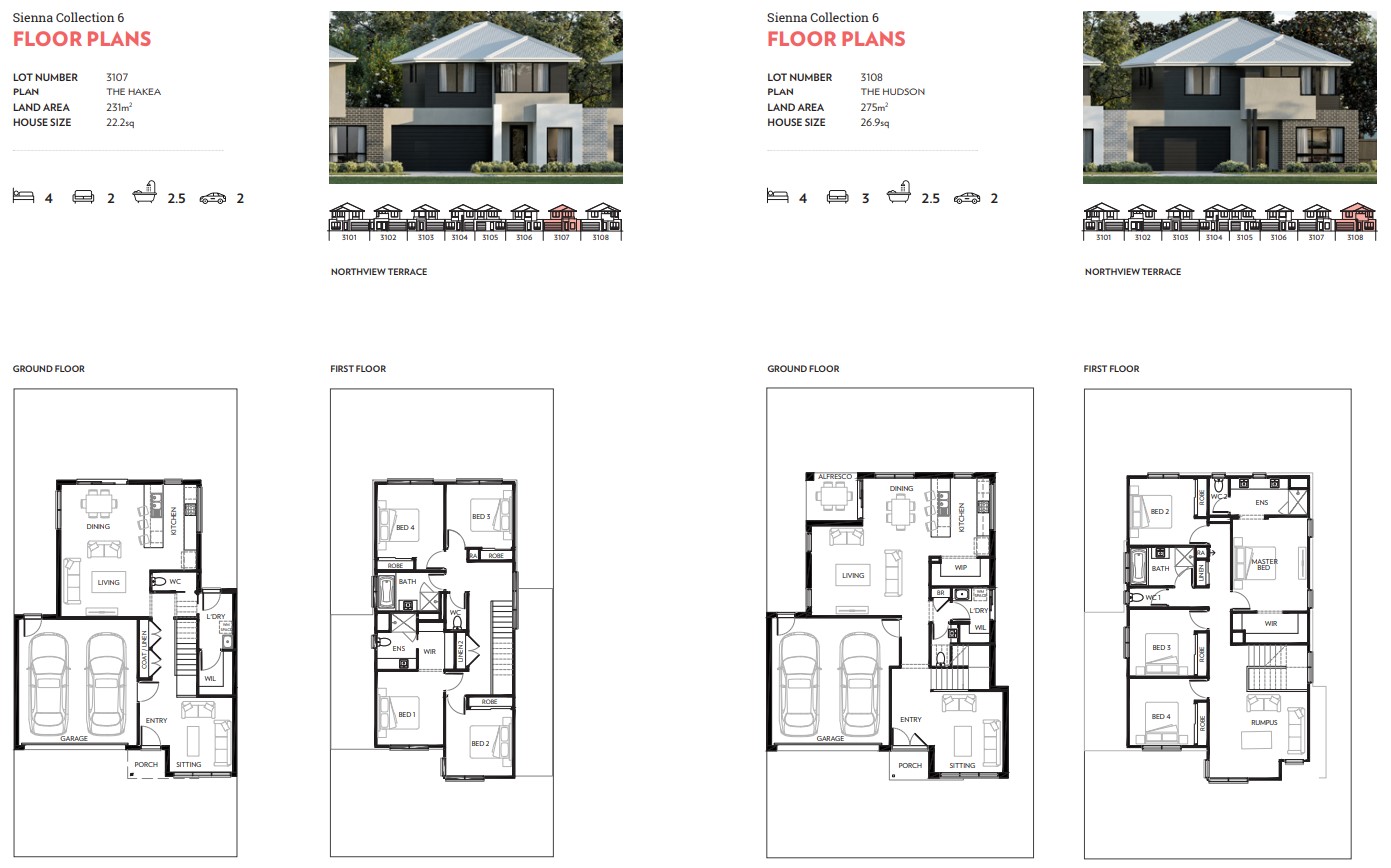 Sienna Collection 6 at Eliston EQ - Clyde