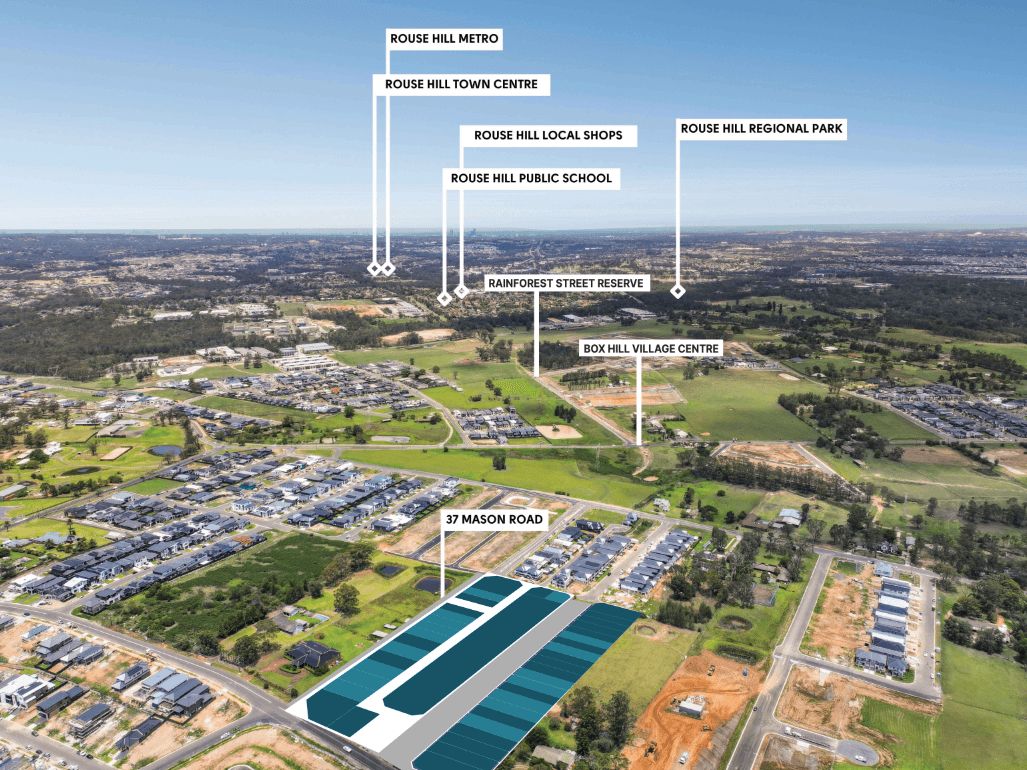 Sienna Estate - Box Hill Aerial