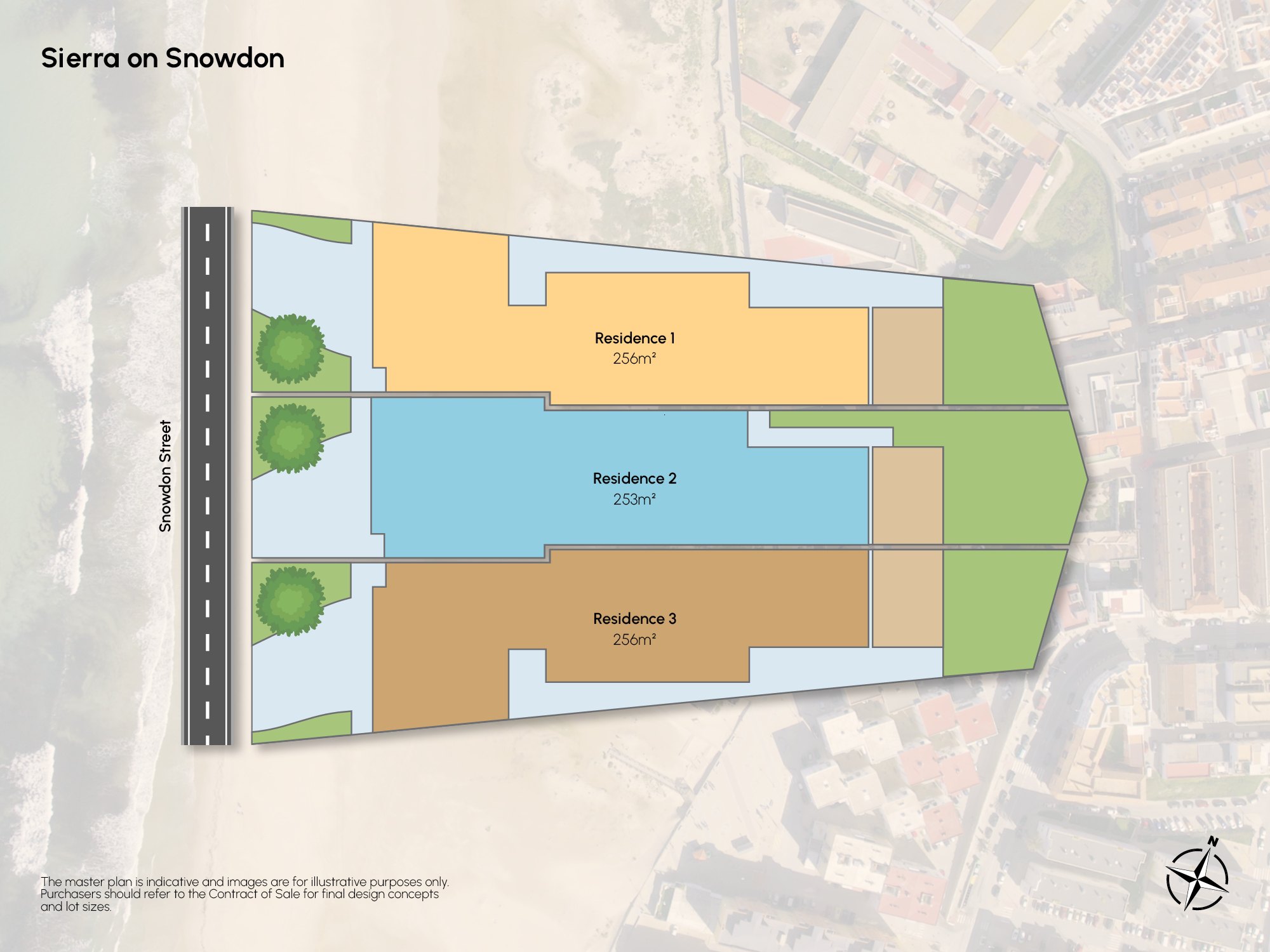 Sierra at Snowdon Townhomes - West Beach Masterplan