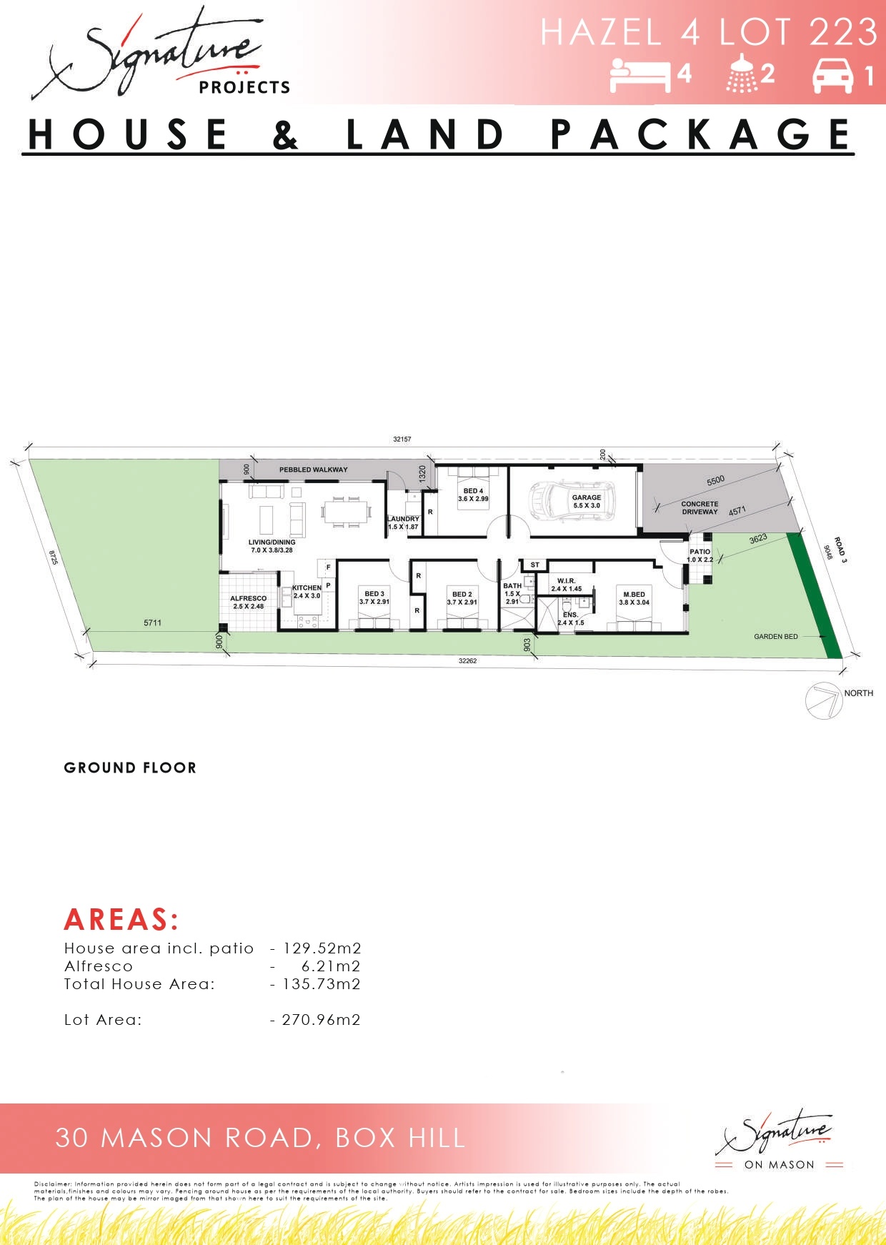 Signature on Mason Estate - Box Hill