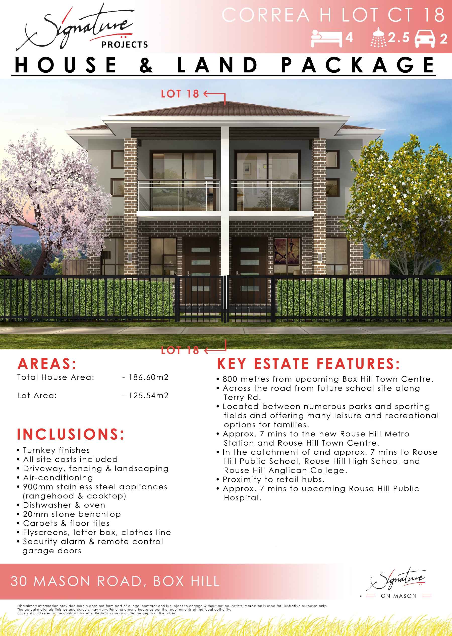 Signature on Terry Estate - Box Hill